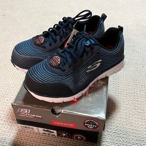 NWT - Skecher’s Made to Last Lightweight Safety Toe Sneakers Women’s 8.5M